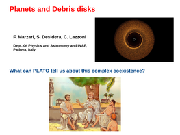 Planets and Debris Disks