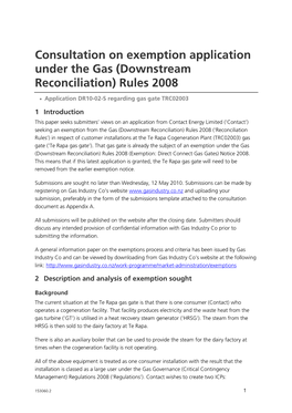 (Downstream Reconciliation) Rules 2008