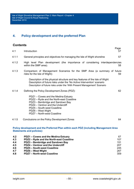 Chapter 4 Isle of Wight Council & Royal Haskoning Decem Ber 2010