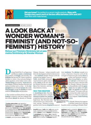 A LOOK BACK at WONDER WOMAN's FEMINIST (AND NOT-SO- FEMINIST) HISTORY Retour Sur L'histoire Féministe (Et Un Peu Moins Féministe) De Wonder Woman