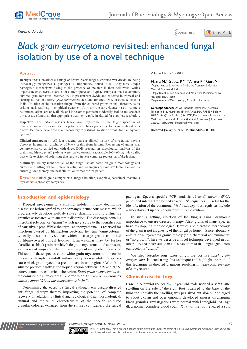 Enhanced Fungal Isolation by Use of a Novel Technique