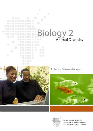 Biology 2 Animal Diversity