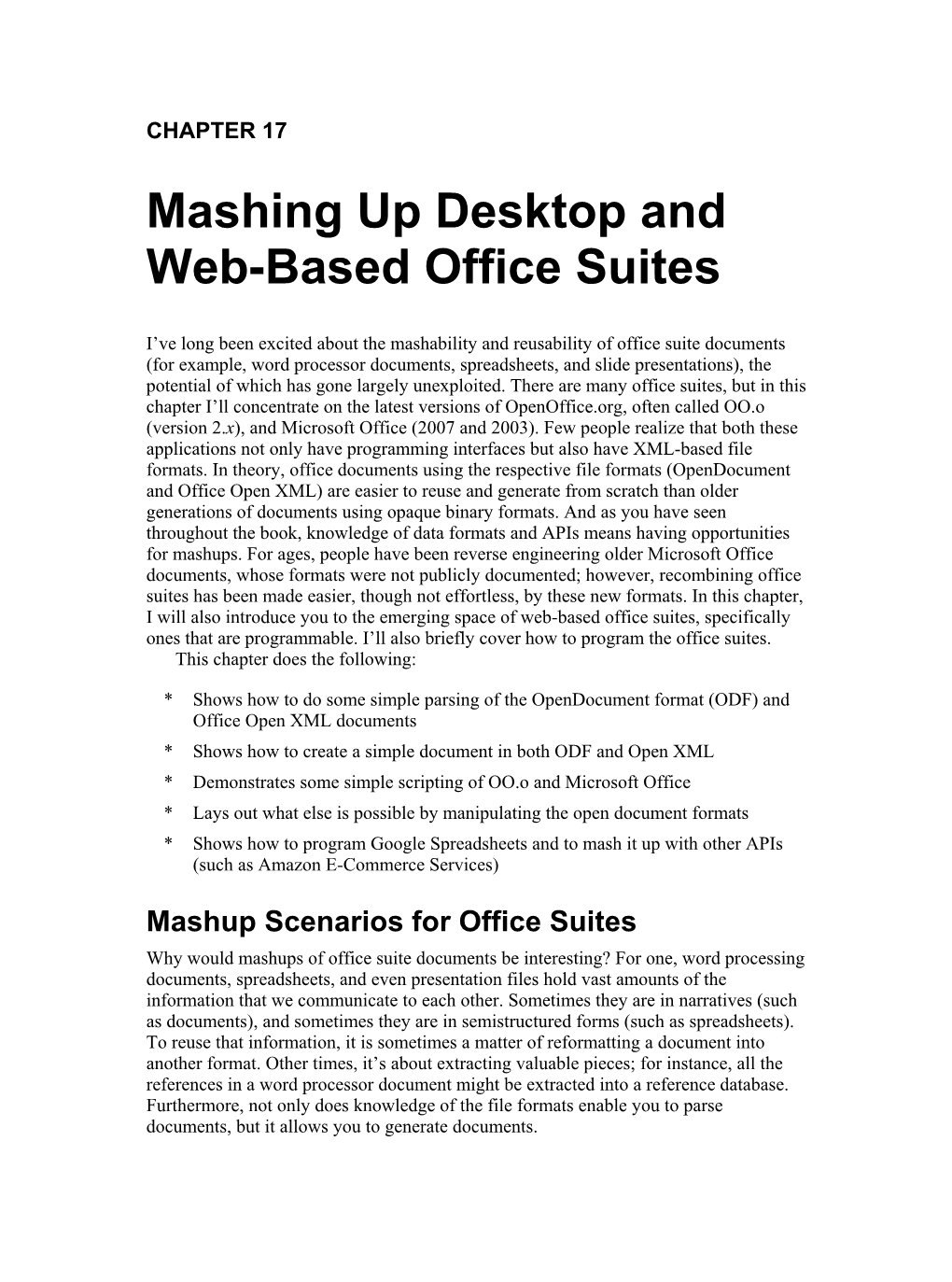 Online Office Suites Web-Based Offices Suites Are Emerging in Addition to the Traditional Desktop Office Suites and Their Respective File Formats