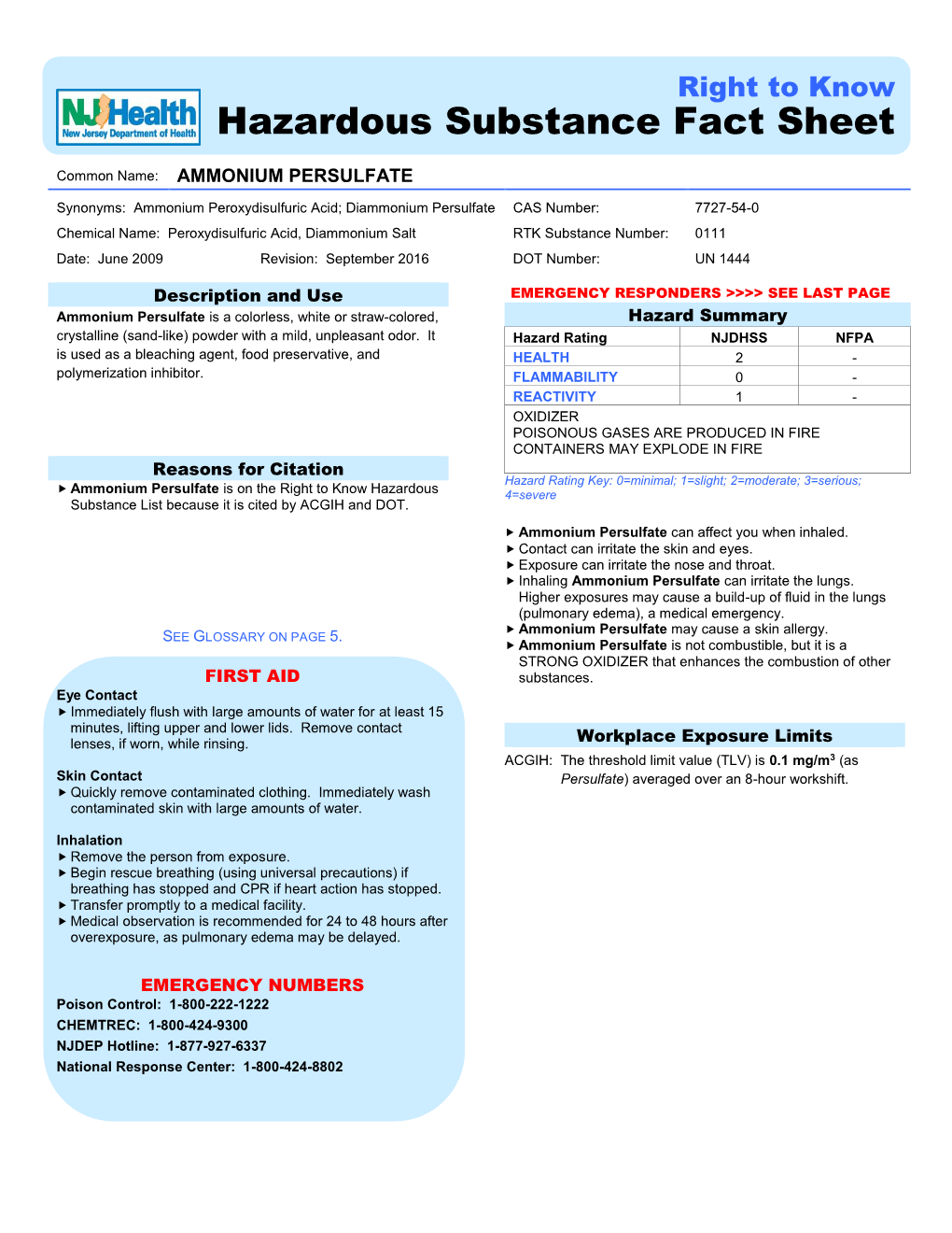 Ammonium Persulfate