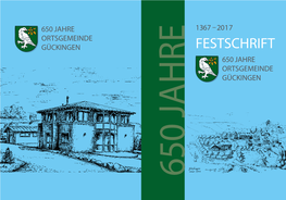 Festschrift 2017 – 1367 Gückingen Ortsgemeinde 650 Jahre