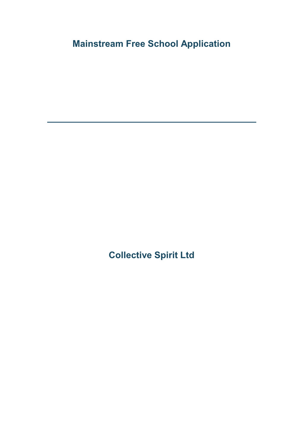 Collective Spirit Ltd