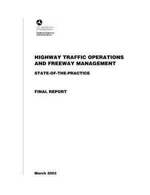 Highway Traffic Operations and Freeway Management