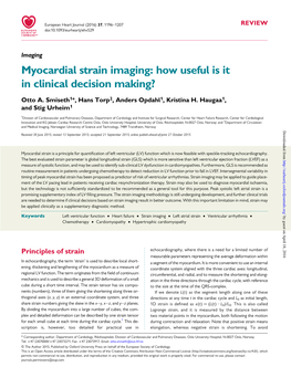 Myocardial Strain Imaging: How Useful Is It in Clinical Decision Making?