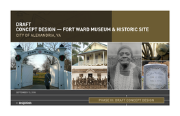 Fort Ward Draft Design Package