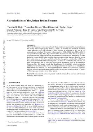Astrocladistics of the Jovian Trojan Swarms