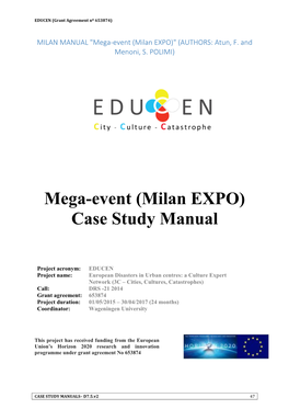 Milan EXPO)" (AUTHORS: Atun, F