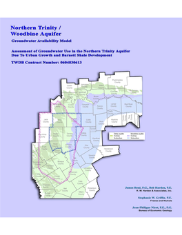 Northern Trinity/Woodbine GAM Assessment of Groundwater Use in the Northern Trinity Aquifer Due to Urban Growth and Barnett Shale Development