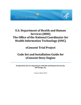 HHS) the Office of the National Coordinator for Health Information Technology (ONC)