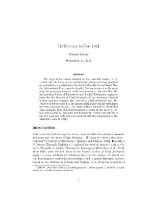 Review Many Decades of Turbulence Research