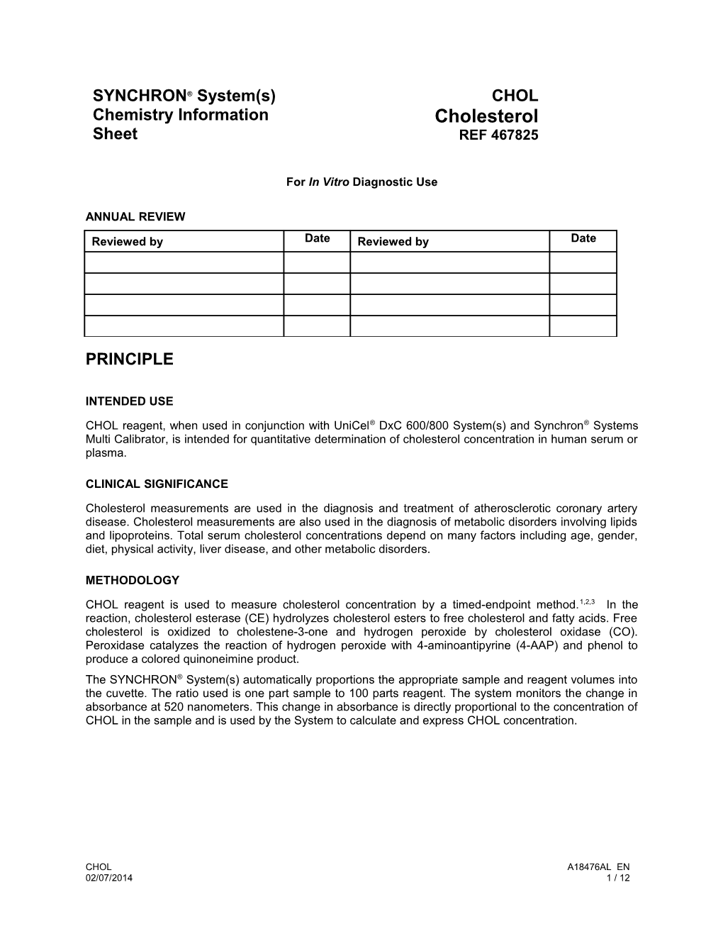 For in Vitro Diagnostic Use s6