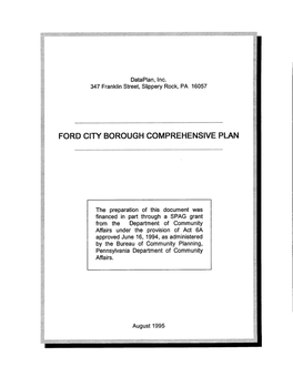 Ford City Borough Comprehensive Plan