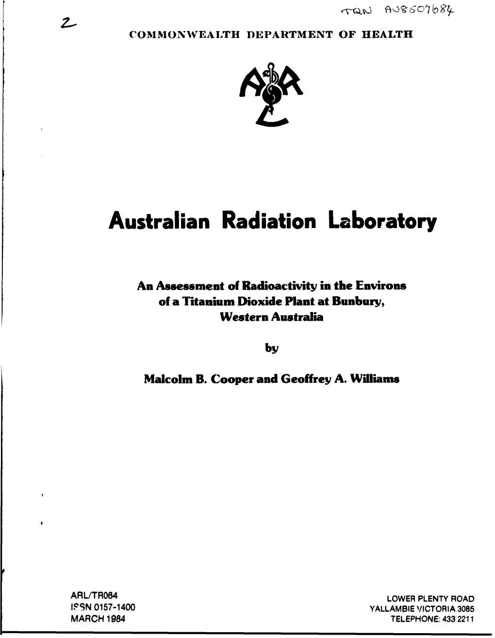 Australian Radiation Laboratory