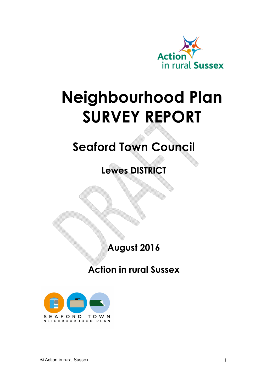 Neighbourhood Plan SURVEY REPORT