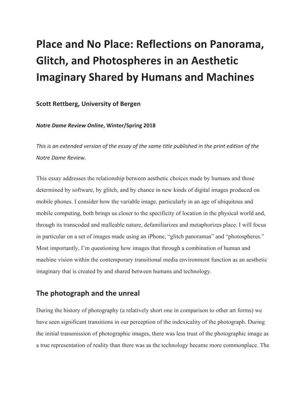 Reflections on Panorama, Glitch, and Photospheres in an Aesthetic Imaginary Shared by Humans and Machines