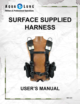 Surface Supplied Harness
