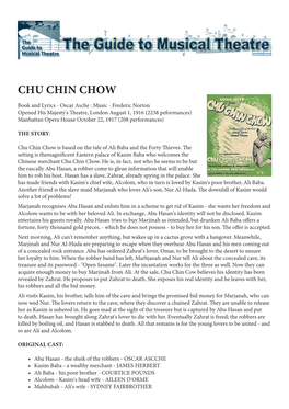 Chu Chin Chow