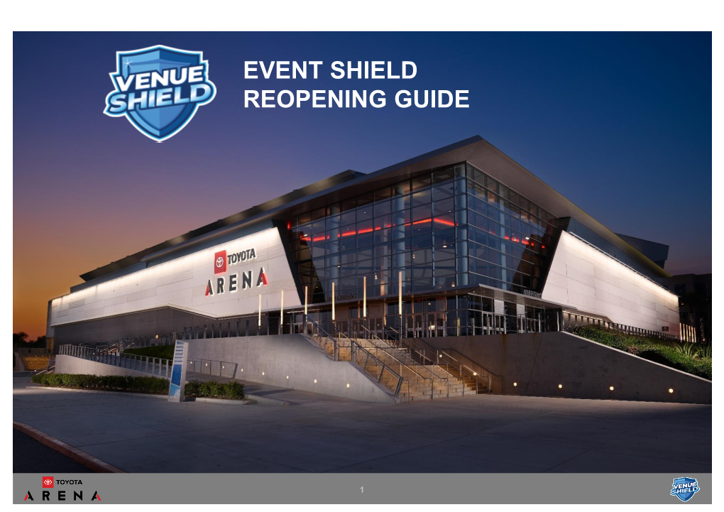 Toyota Arena Event Shield Reopening Guide.Pdf