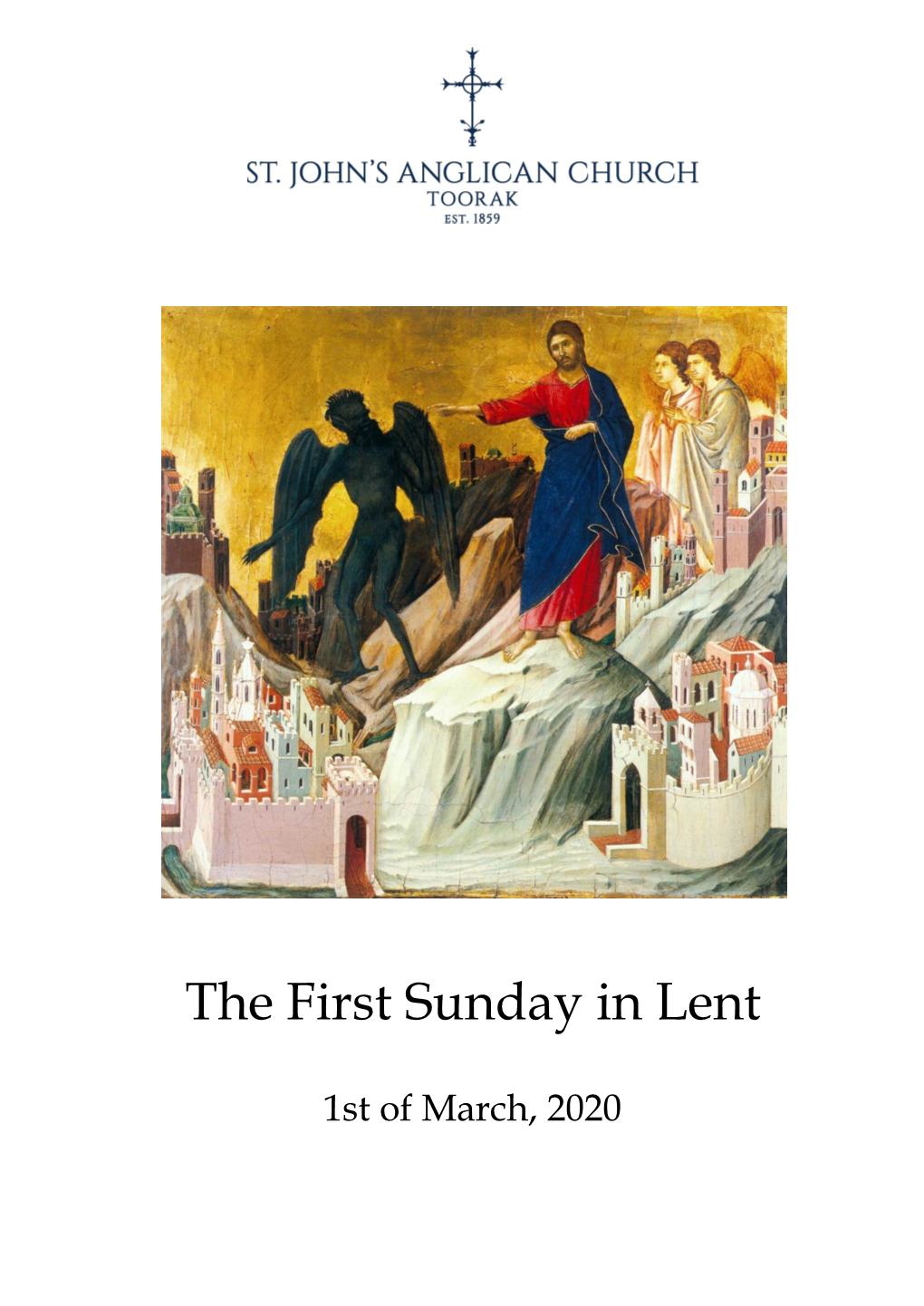 The First Sunday in Lent