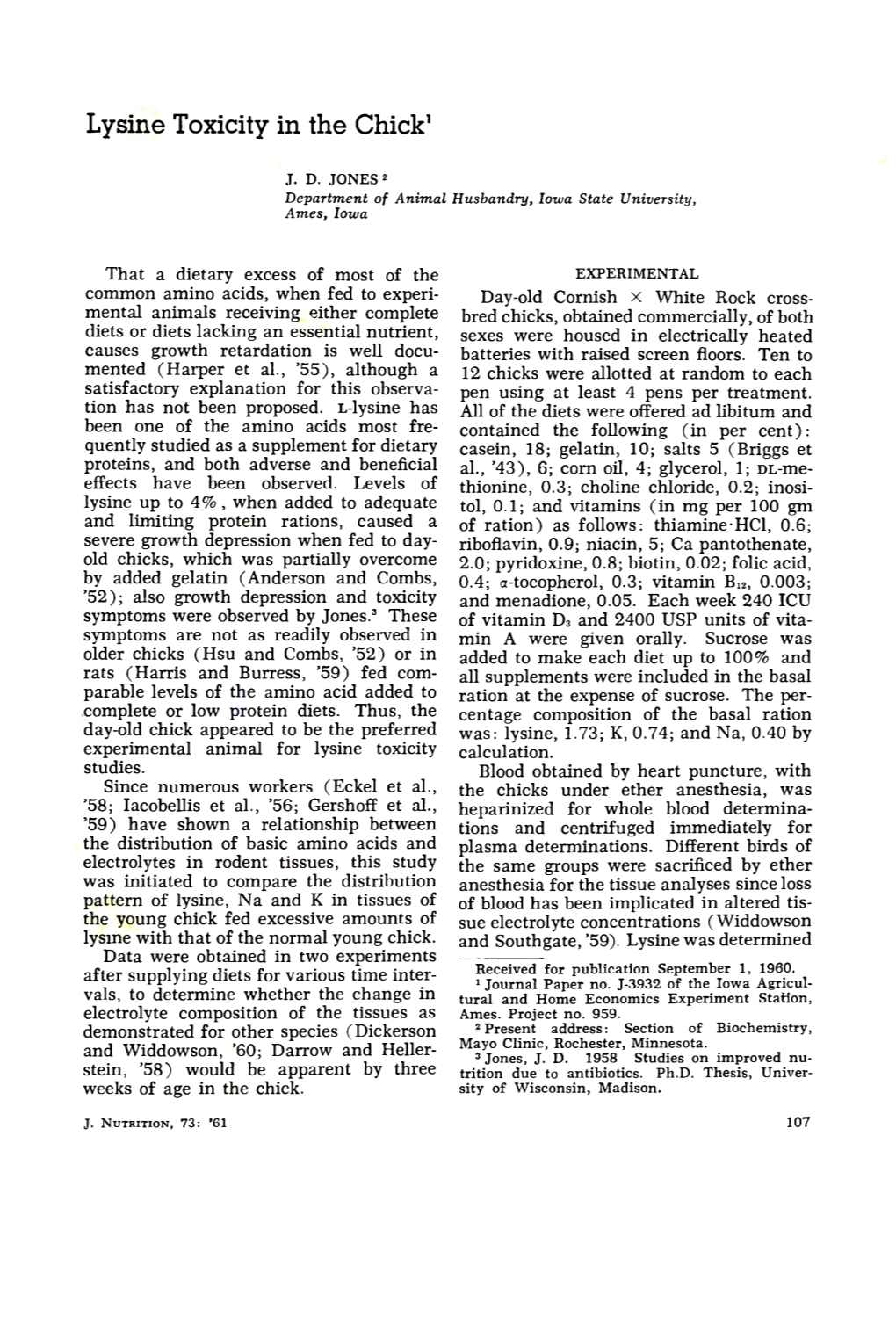 The Journal of Nutrition 1961 Volume.73 No.2