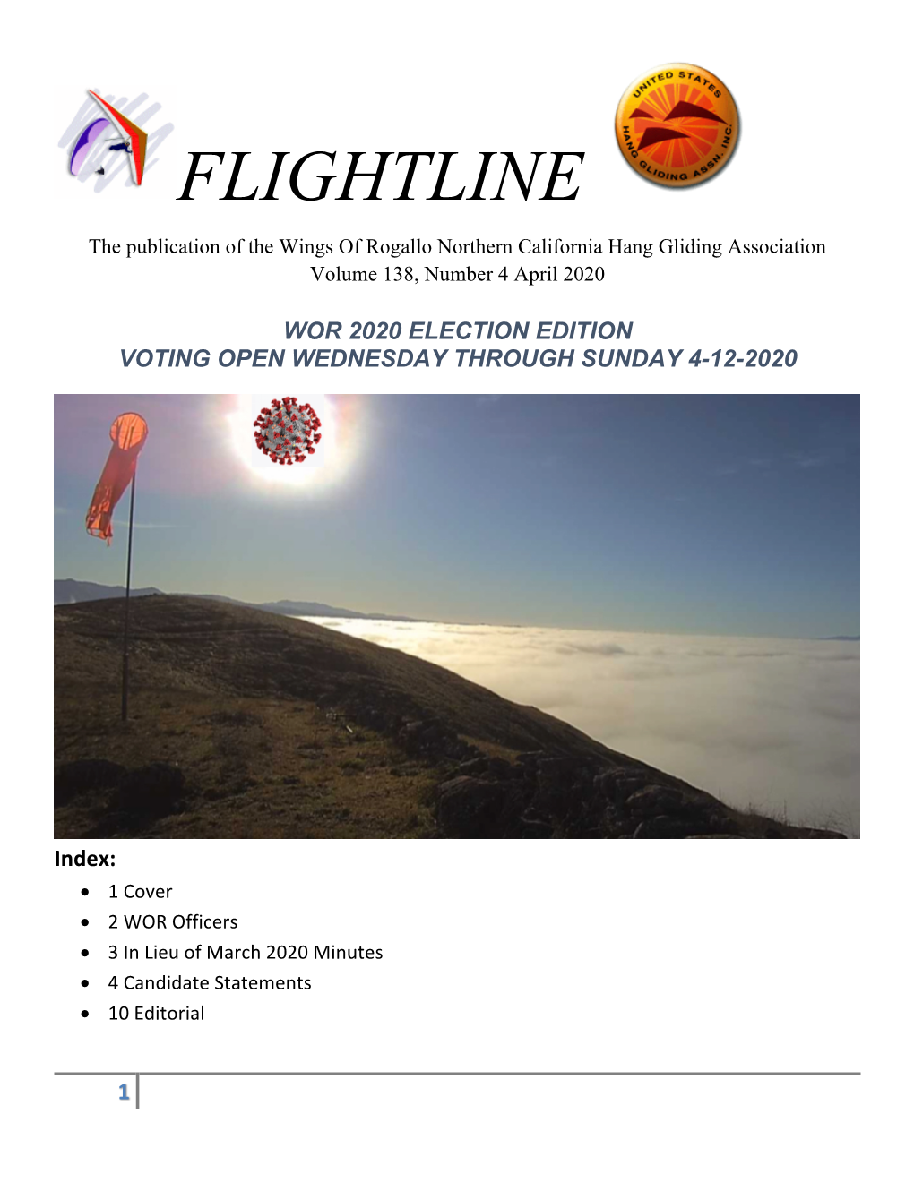 Flightline – April 2020
