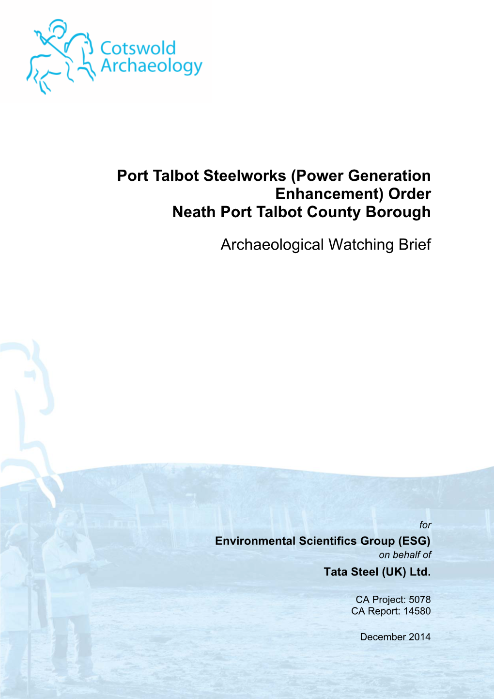 Port Talbot Steelworks (Power Generation Enhancement) Order Neath Port Talbot County Borough