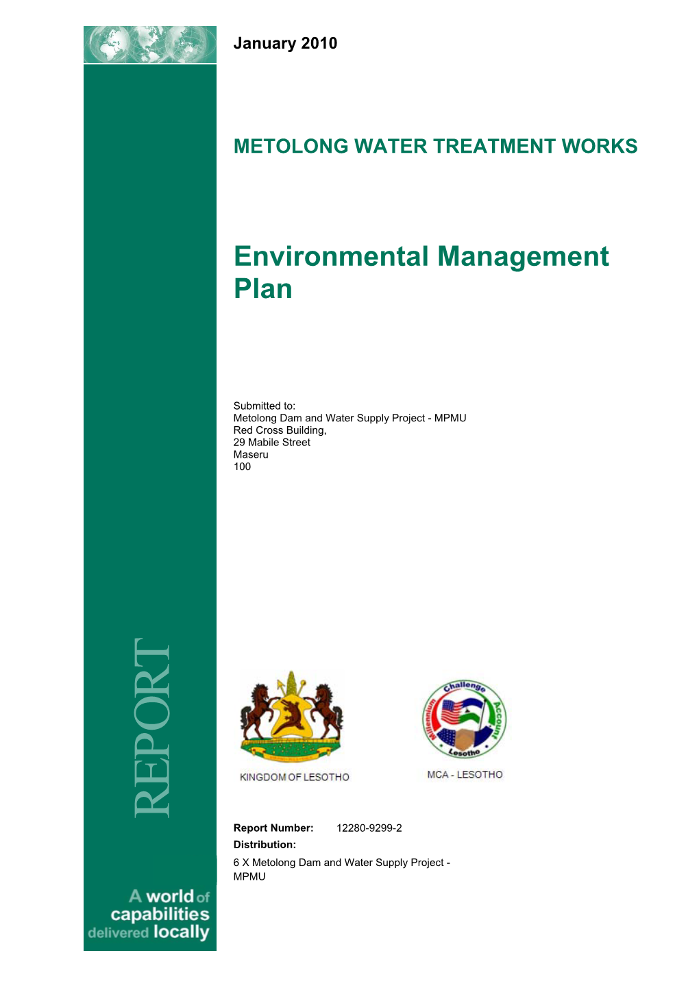 Metolong Water Treatment Works and Environmental