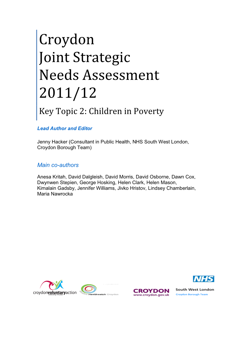 Children in Poverty (2011/12)