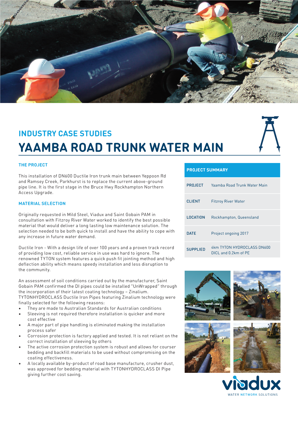 Yaamba Road Trunk Water Main