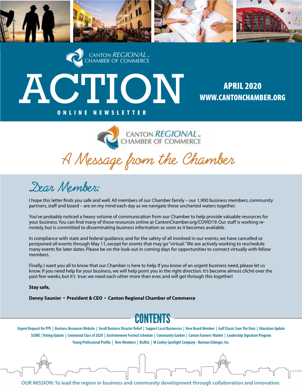April 2020 Action Online Newsletter