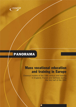 Mass Vocational Education and Training in Europe