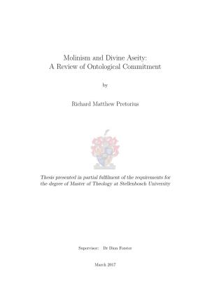 Molinism and Divine Aseity: a Review of Ontological Commitment