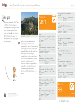 Kangra Travel Guide - Page 1