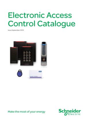 Electronic Access Control Catalogue Issue September 2010