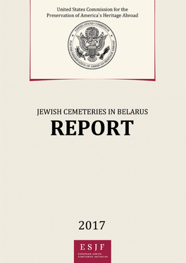 ESJF Report on Belarus Cemeteries