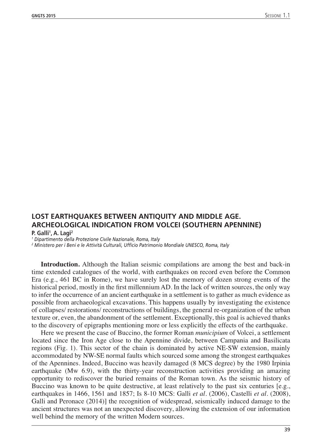 Lost Earthquakes Between Antiquity and Middle Age