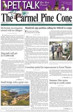 Carmel Pine Cone, July 25, 2014 (Main News)