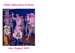 Piddle Valley News & Views July / August 2014