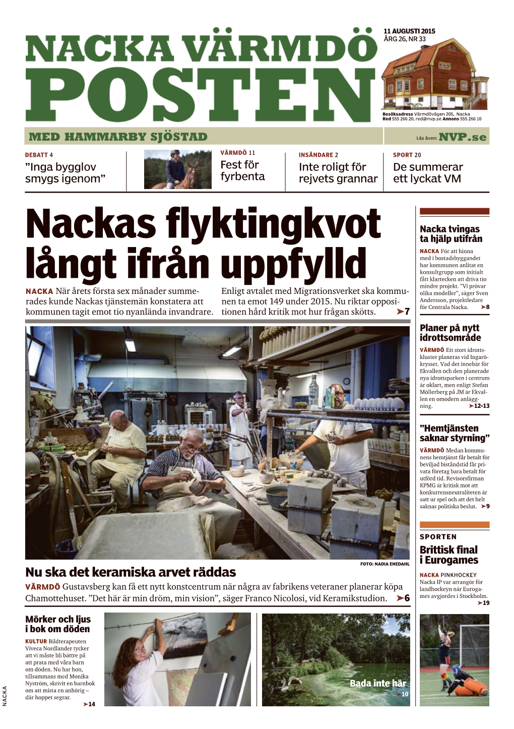 Nackas Flyktingkvot Långt Ifrån Uppfylld