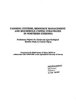 Farming Systems Resource Management And