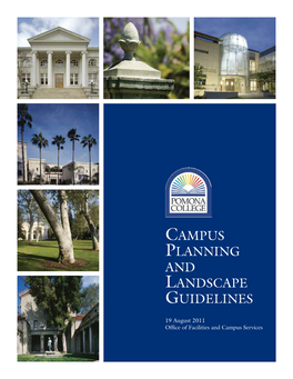 Campus Planning and Landscaping Guidelines