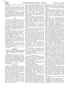 Congressional Record—House H400