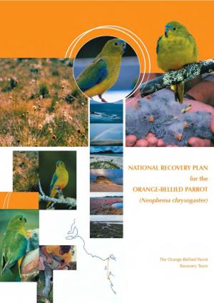 National Recovery Plan for the Orange-Bellied Parrot