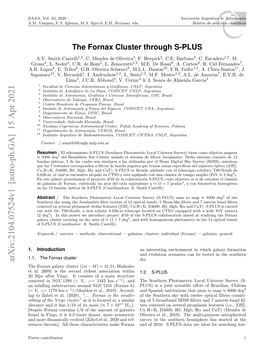 The Fornax Cluster Through S-PLUS
