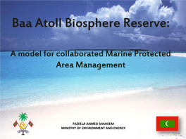Baa Atoll Biosphere Reserve