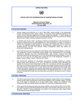 United Nations Office for the Coordination Of